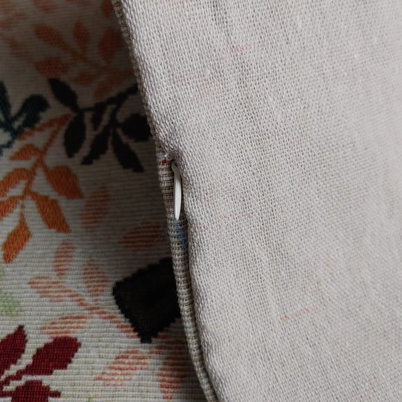 Set of Two Owl Cushion Covers Tapestry Material Zip Up Fits 14-15" Form - Picture 4 of 5